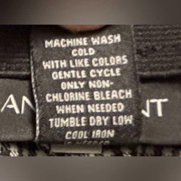 Lane Bryant wide Leg black & white mini checkered cropped pants Women’s size 20 - Picture 14 of 14